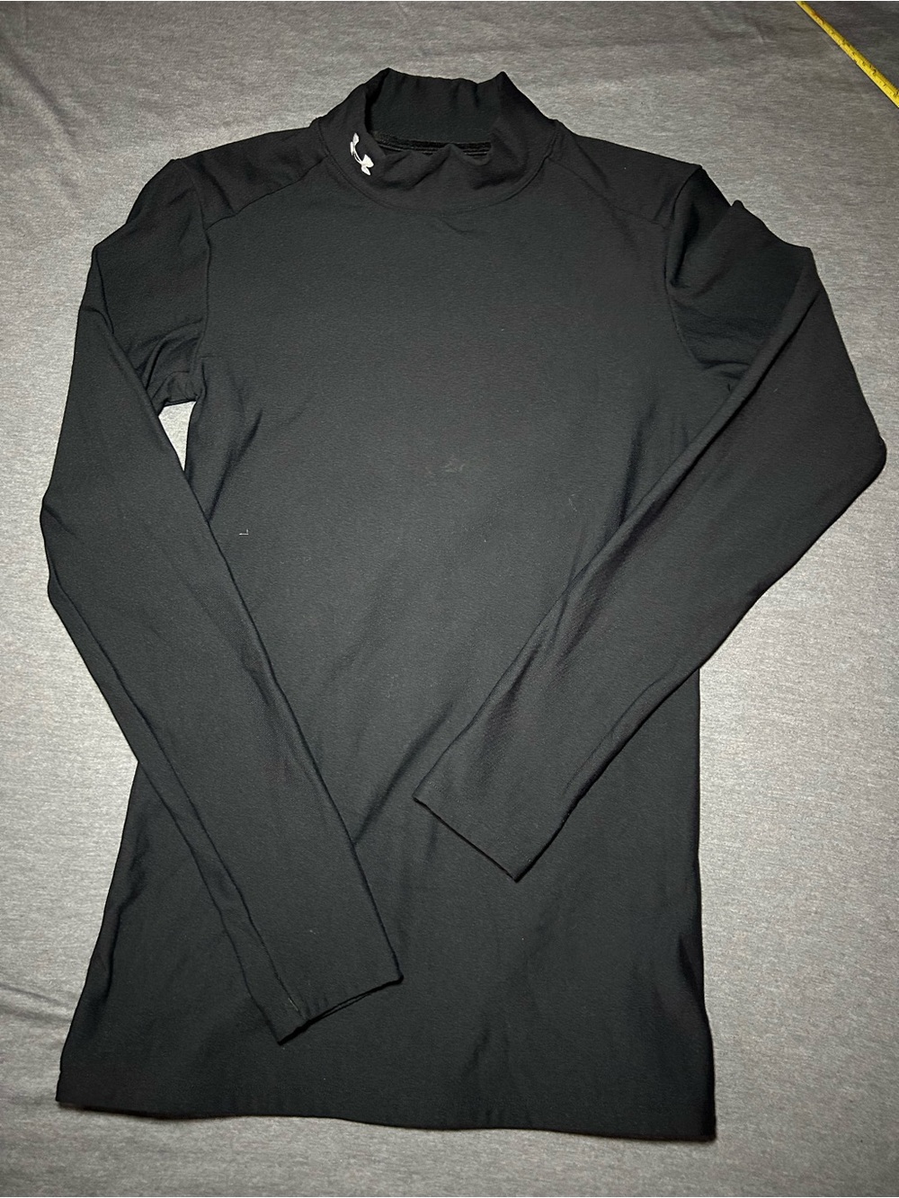 Under Armour Black Long Sleeve Mock Neck Compression Shirt